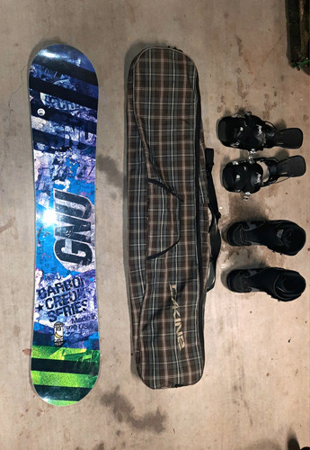 Gnu snowboard bindings - w/,