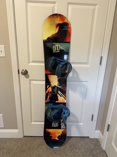 Gnu snowboard with burton - with,