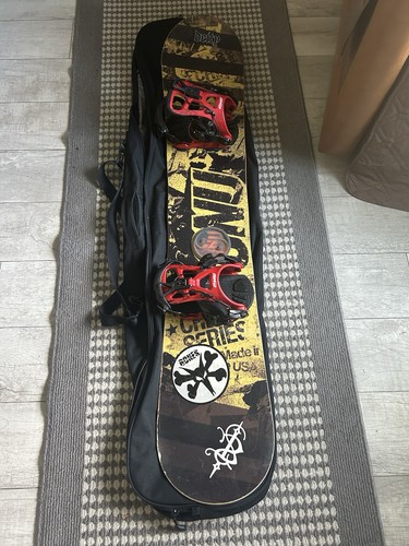 Gnu snowboard - gnu, bindings